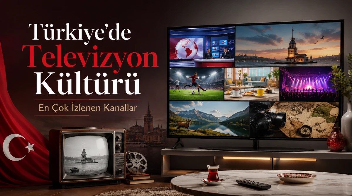 Türkiye'de televizyon kültürü ve en çok izlenen kanallar.
